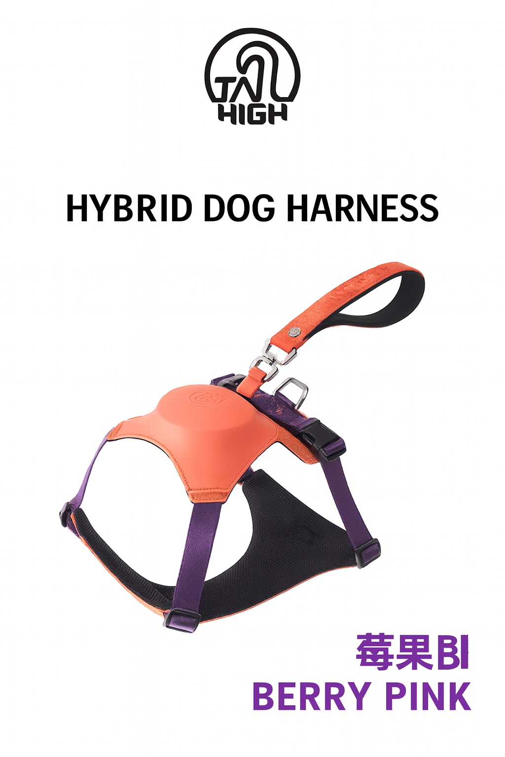 TAILHIGH Imported from Korea — All-in-One No-Pull Harness and Leash Set for Small, Medium, and Large Dogs and Cats
