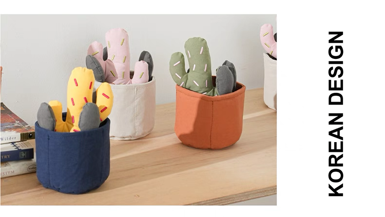 Cactus Potted Plush Toy – Interactive Chew Toy for Pets (Multiple Colors)