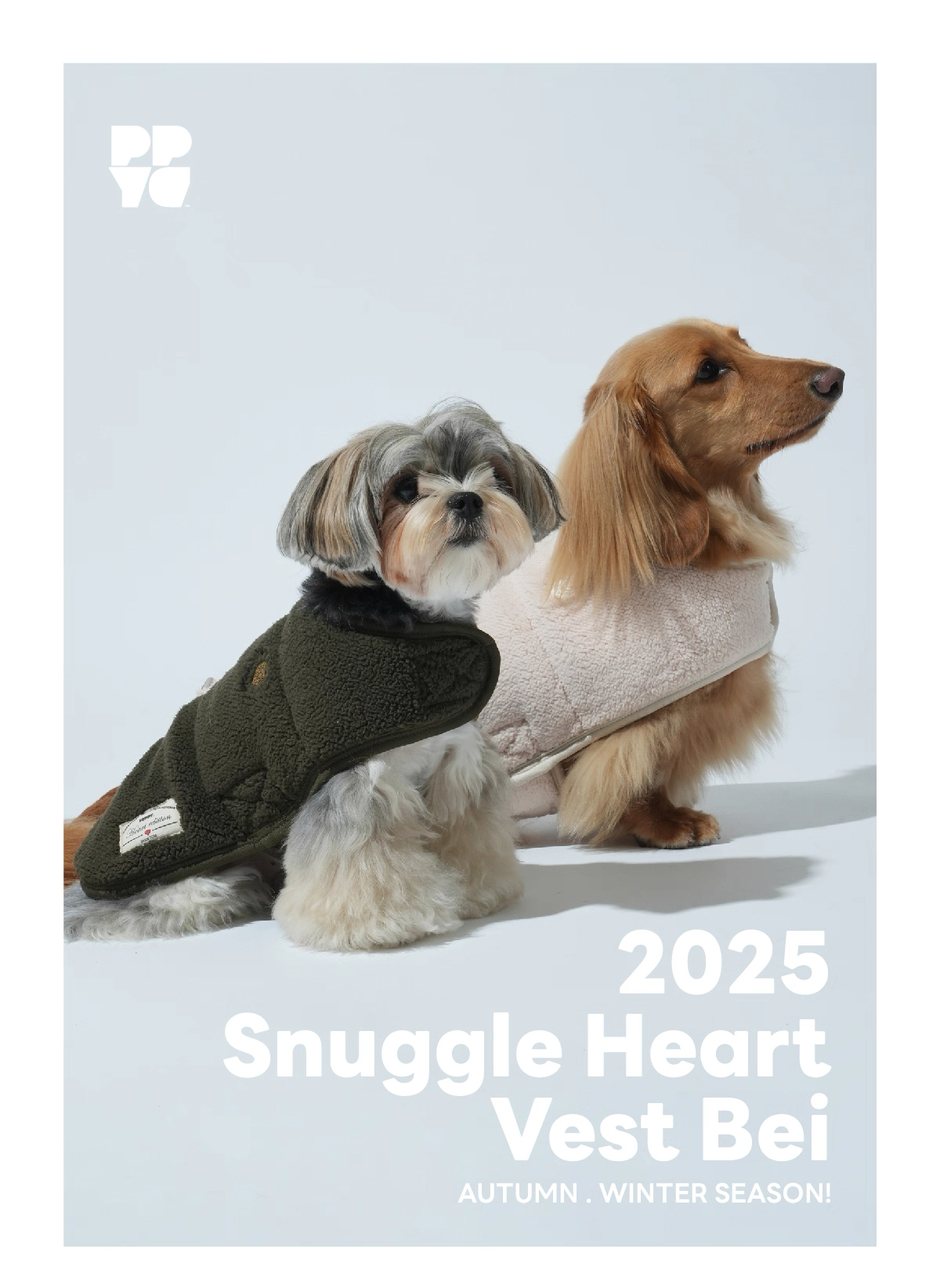 Heart Cape – Puppy Gallery Korean Warm Pet Coat Cloak for Small, Medium, and Large Dogs and Cats