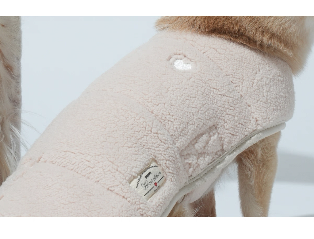 Heart Cape – Puppy Gallery Korean Warm Pet Coat Cloak for Small, Medium, and Large Dogs and Cats