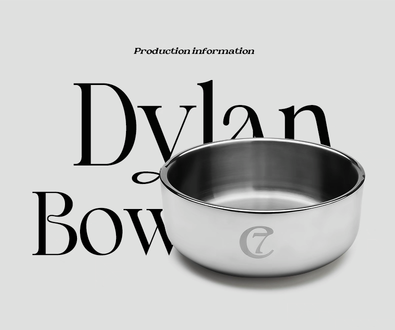 Stainless Steel Bowl – Cloud7 German Imported Pet Feeding Bowl for Cats and Small to Medium Dogs, Anti-Slip Food and Water Dish