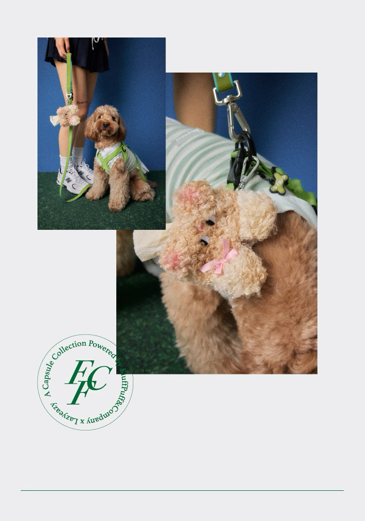 Lazyeazy x Fluffy Friends Club Collab Pet Waste Bag Holder – Cute Plush Pouch