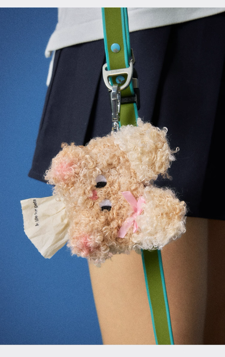 Lazyeazy x Fluffy Friends Club Collab Pet Waste Bag Holder – Cute Plush Pouch