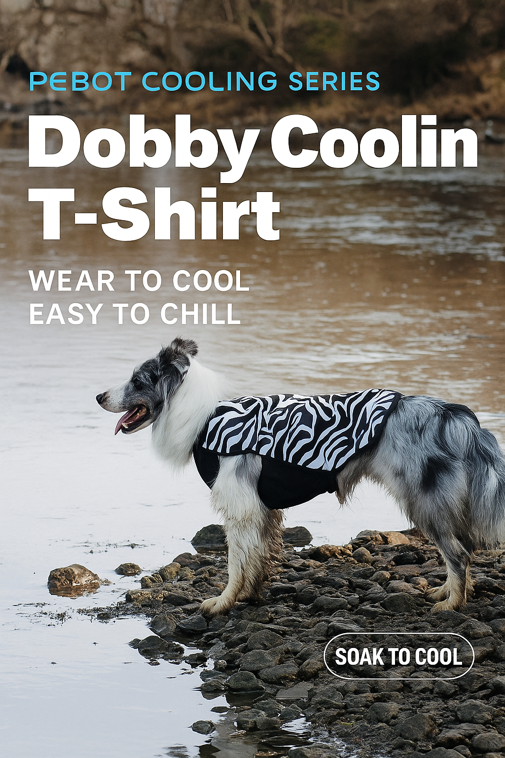 PEBOT Cooling Dog Vest – Anti-Heat Summer Mesh Shirt