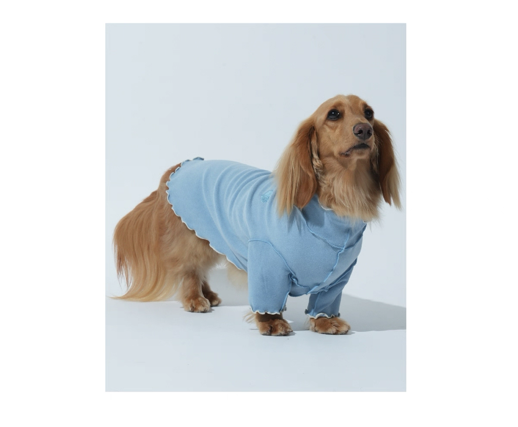 Ruffle Base Layer Top — Puppy Gallery Korean Pet Shirt for Small, Medium, and Large Dogs & Cats, Soft and Comfortable Inner Wear